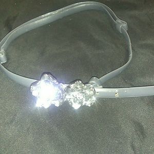 Womens belt enamel buckle